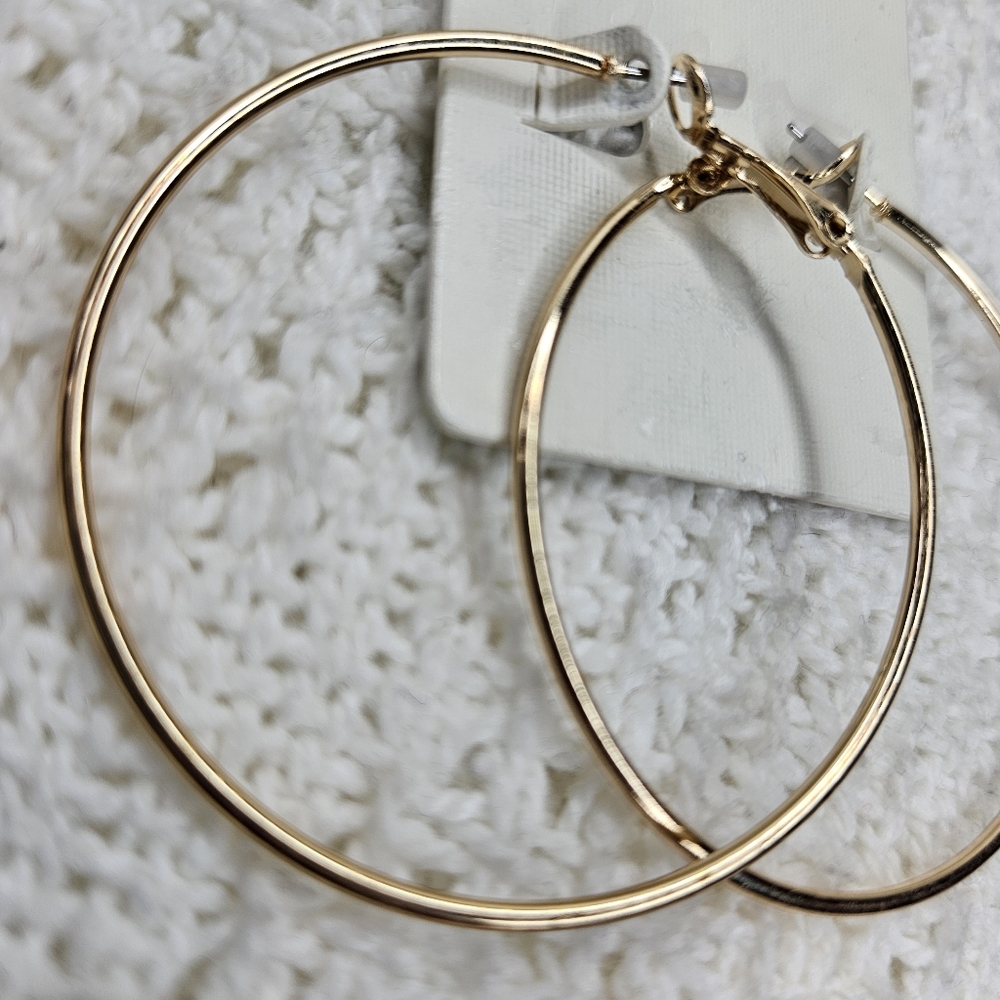 (❄️2/$18❄️) Iam Hoop Earrings 1 Pair Pierced Hanging